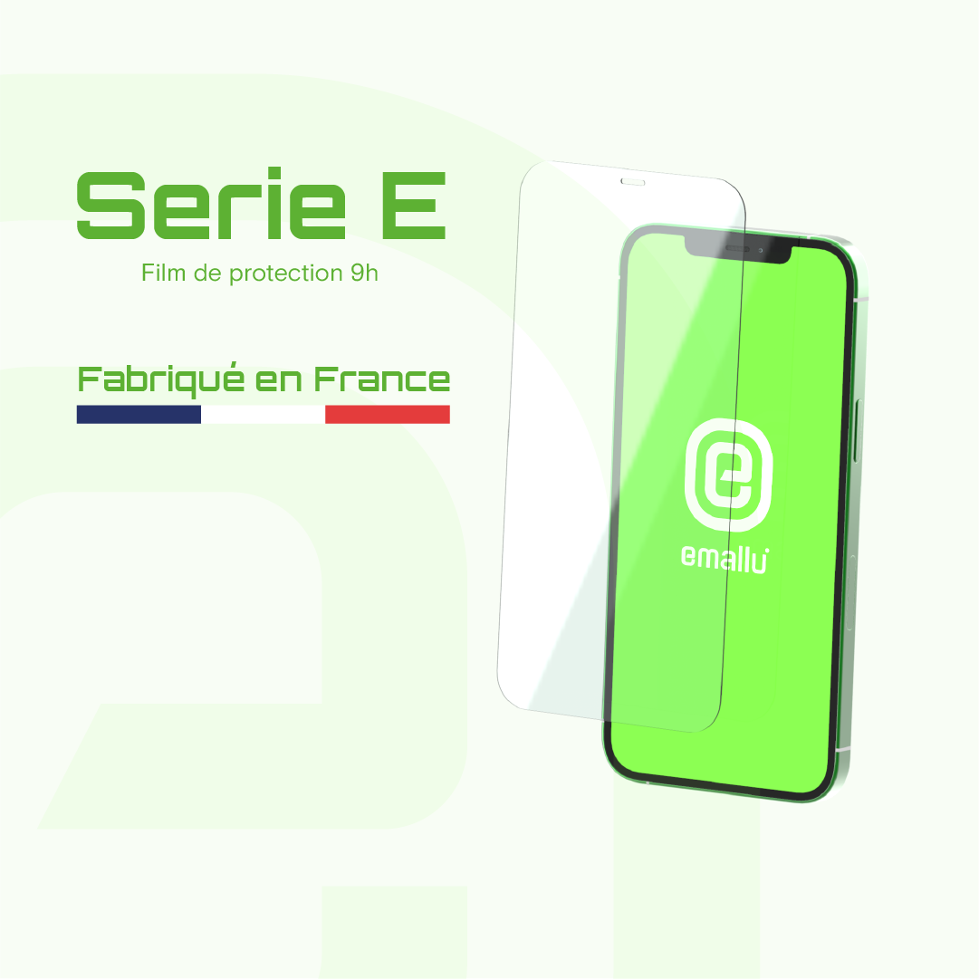 フランス製iPhone保護フィルム　Eシリーズ超強耐衝撃性（送料無料）